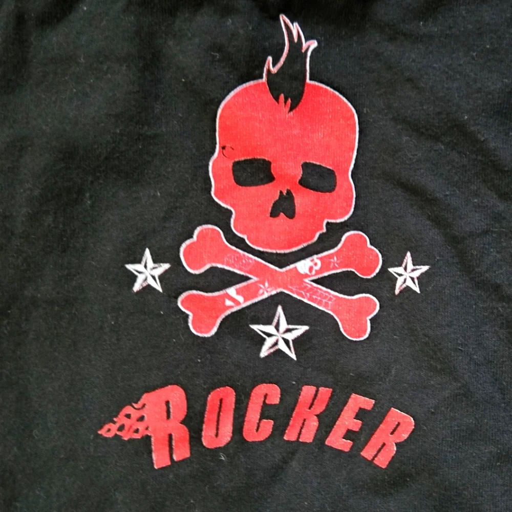 Sourpuss 12mo ROCKER skull t-shirt - Picture 1 of 3